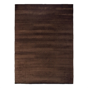 Honeycomb Handloomed Viscose Chocolate 9'x12' Area Rug