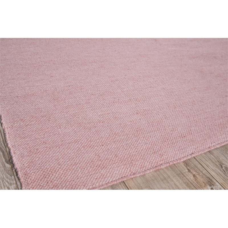 Kashmir Flatweave Pet Light Pink 6'x9' Area Rug