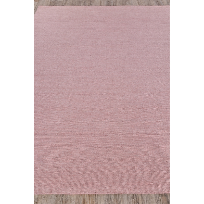 Kashmir Flatweave Pet Light Pink 6'x9' Area Rug