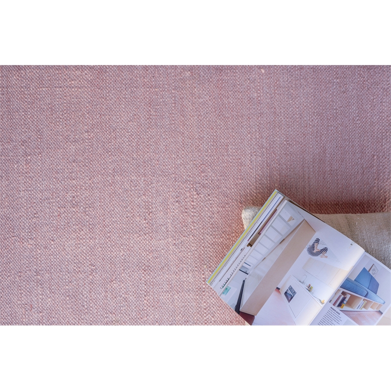 Kashmir Flatweave Pet Light Pink 6'x9' Area Rug