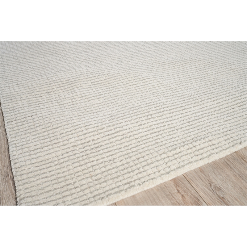 Key West Hand-Tufted New Zealand Wool Light Silver 2'x3' Area Rug