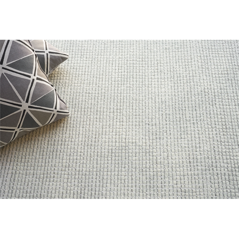 Key West Hand-Tufted New Zealand Wool Light Silver 2'x3' Area Rug