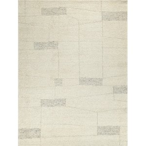 Kokomo Flatweave New Zealand Wool Ivory/Gray 12'x15' Area Rug