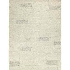 Kokomo Flatweave New Zealand Wool Ivory/Gray 9'x12' Area Rug