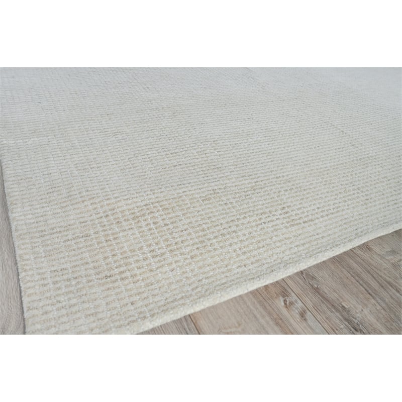 Key West Hand-Tufted New Zealand Wool Light Beige 2'x3' Area Rug