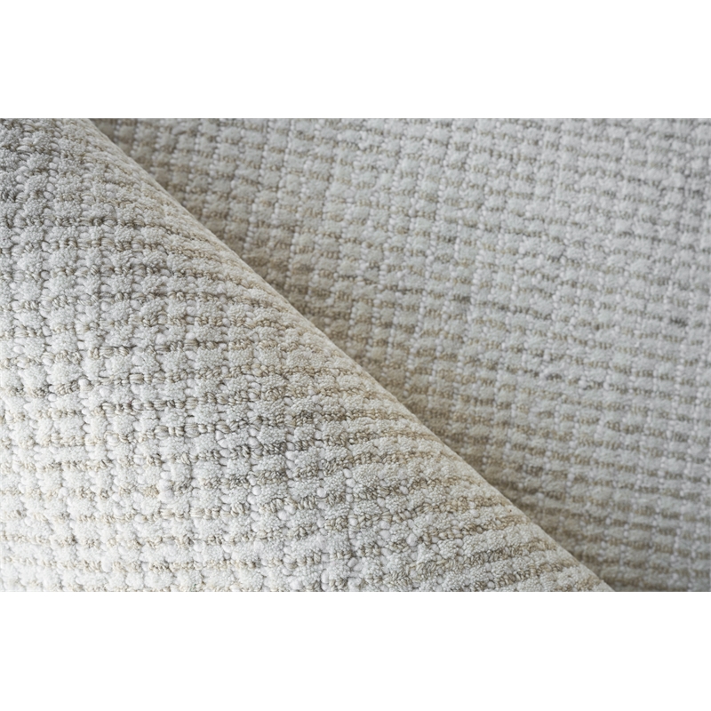 Key West Hand-Tufted New Zealand Wool Light Beige 2'x3' Area Rug