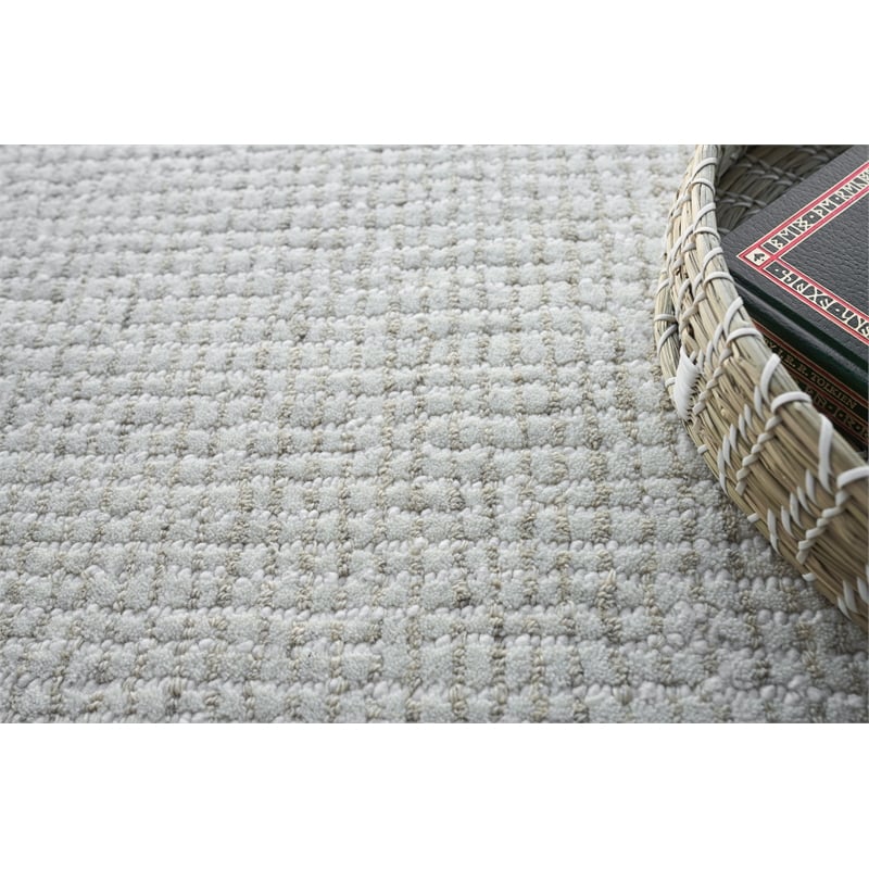 Key West Hand-Tufted New Zealand Wool Light Beige 2'x3' Area Rug