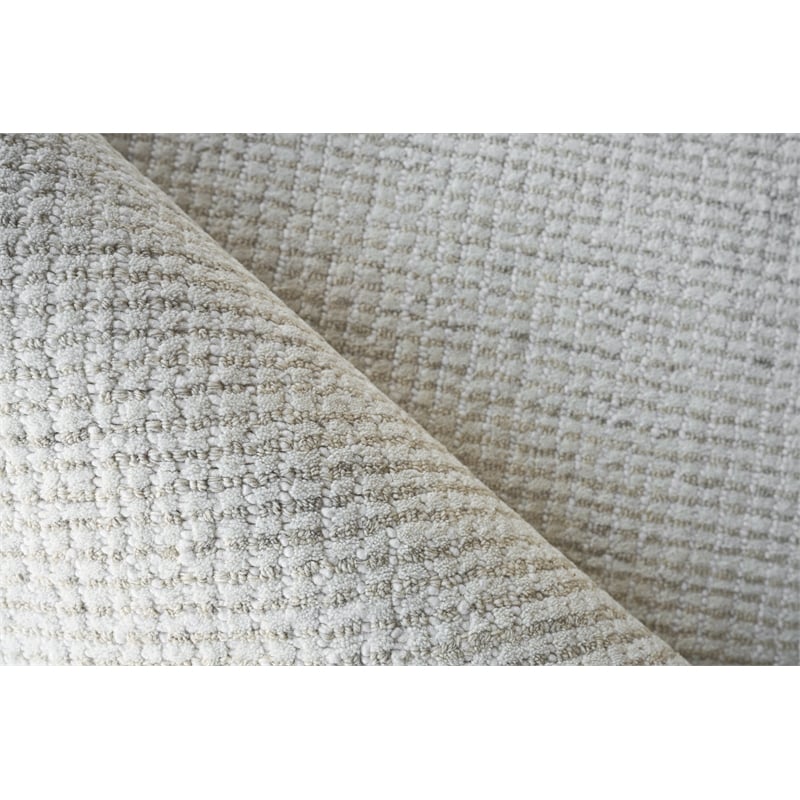 Key West Hand-Tufted New Zealand Wool Light Beige 8'x10' Area Rug