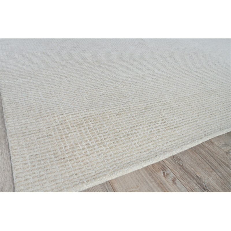 Key West Hand-Tufted New Zealand Wool Light Beige 9'x12' Area Rug
