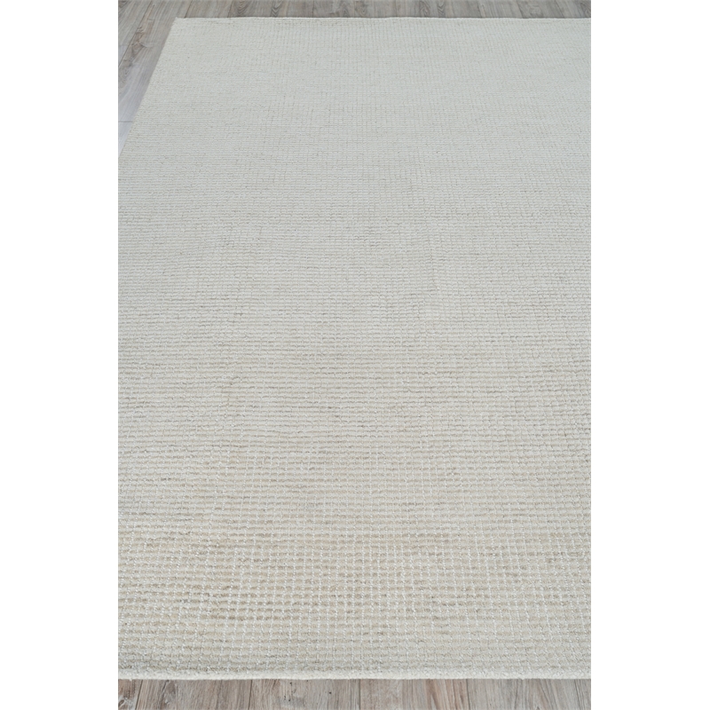 Key West Hand-Tufted New Zealand Wool Light Beige 9'x12' Area Rug