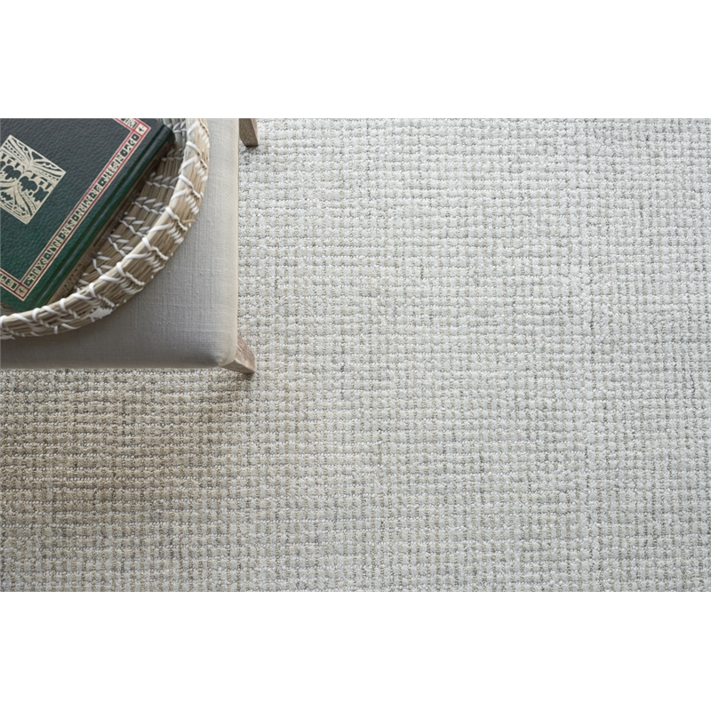 Key West Hand-Tufted New Zealand Wool Light Beige 9'x12' Area Rug