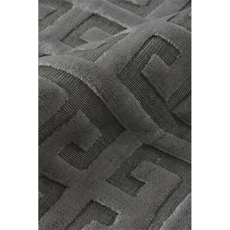 Kingsley Handloomed Bamboo Silk Aqua 8'x10' Area Rug