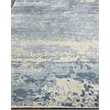 Koda Handloomed Bamboo Silk Light Blue 9'x12' Area Rug