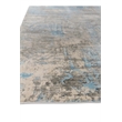 Koda Handloomed Bamboo Silk Blue/Gray 12'x15' Area Rug