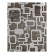 Koda Handloomed Bamboo Silk Brown/Ivory 10'x14' Area Rug