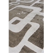 Koda Handloomed Bamboo Silk Brown/Ivory 8'x10' Area Rug
