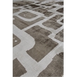 Koda Handloomed Bamboo Silk Brown/Ivory 8'x10' Area Rug