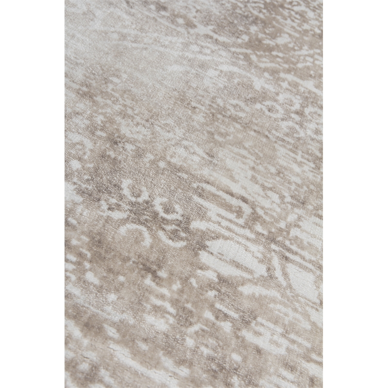 Koda Handloomed Bamboo Silk Beige 8'x10' Area Rug