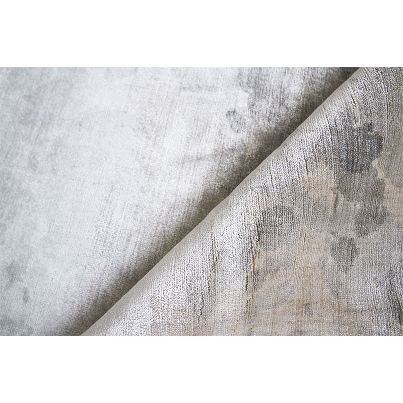 Koda Handloomed Bamboo Silk Gray/Multi 12'x15' Area Rug