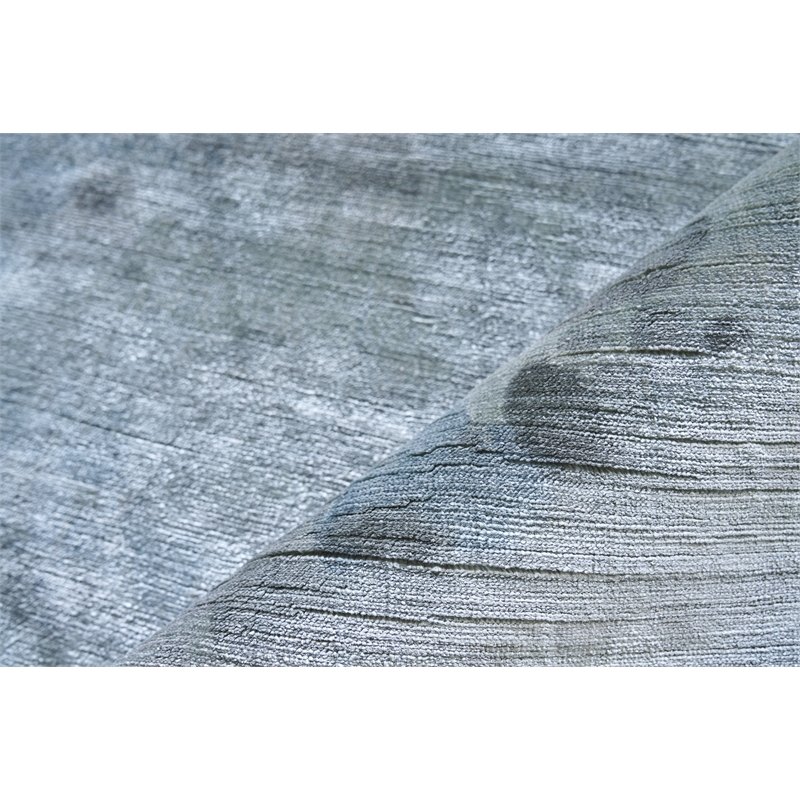 Koda Handloomed Bamboo Silk Ink Blue 10'x14' Area Rug