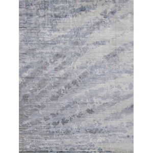 Koda Handloomed Bamboo Silk Ink Blue 12'x15' Area Rug