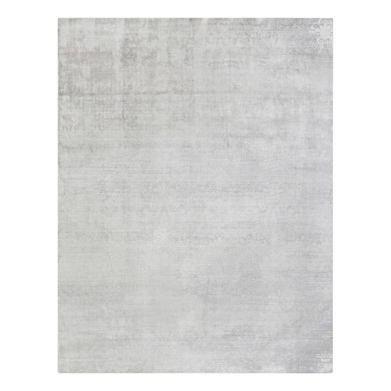 Koda Handloomed Bamboo Silk Metal 8'x10' Area Rug