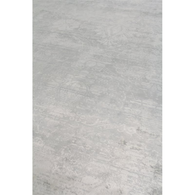 Koda Handloomed Bamboo Silk Blue/Gray 10'x14' Area Rug