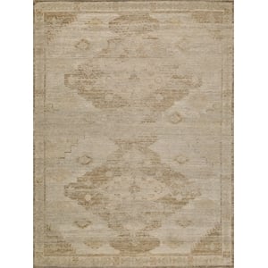 Kingston Hand-Knotted Wool Tan/Beige 8'x10' Area Rug