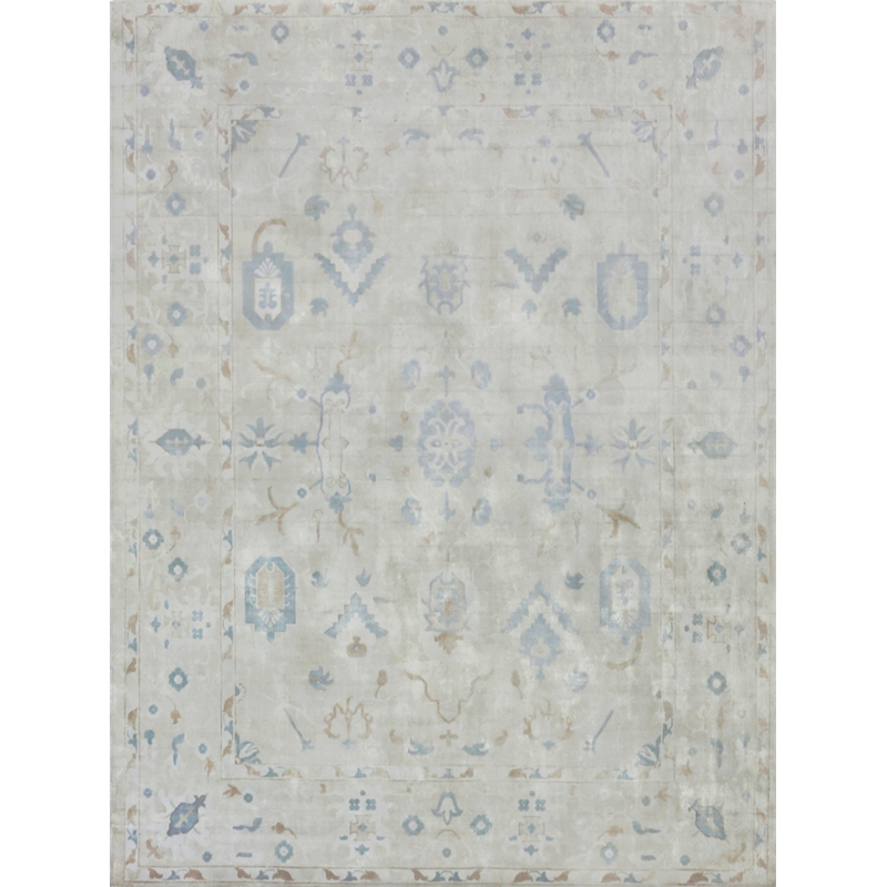 Koda Handloomed Bamboo Silk Ivory 8'x10' Area Rug