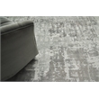 Koda Handloomed Bamboo Silk Gray/Ivory 6'x9' Area Rug