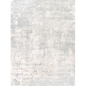 Koda Handloomed Bamboo Silk Gray 12'x15' Area Rug