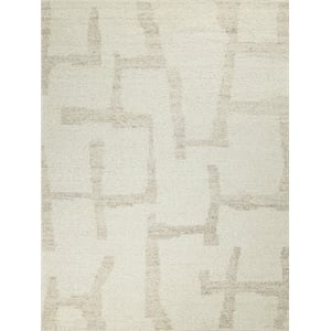 Kokomo Flatweave New Zealand Wool Ivory/Sand 8'x10' Area Rug
