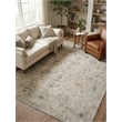 Kensington Handloomed Wool/Bamboo Silk Beige 10'x14' Area Rug
