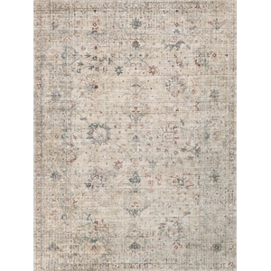 Kensington Handloomed Wool/Bamboo Silk Beige 10'x14' Area Rug