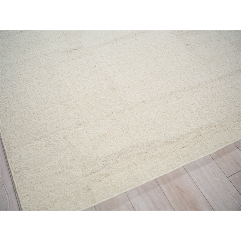 Kokomo Flatweave New Zealand Wool Ivory/Taupe 15'x20' Area Rug