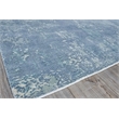 Laguna Handloomed Wool/Bamboo Silk Blue/Multi 10'x10' Square Area Rug