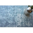 Laguna Handloomed Wool/Bamboo Silk Blue/Multi 10'x10' Square Area Rug