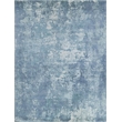 Laguna Handloomed Wool/Bamboo Silk Blue/Multi 10'x10' Square Area Rug
