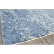 Laguna Handloomed Wool/Bamboo Silk Blue/Multi 5'x8' Area Rug