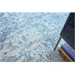 Laguna Handloomed Wool/Bamboo Silk Blue/Multi 5'x8' Area Rug