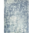 Laguna Handloomed Wool/Bamboo Silk Blue/Multi 5'x8' Area Rug