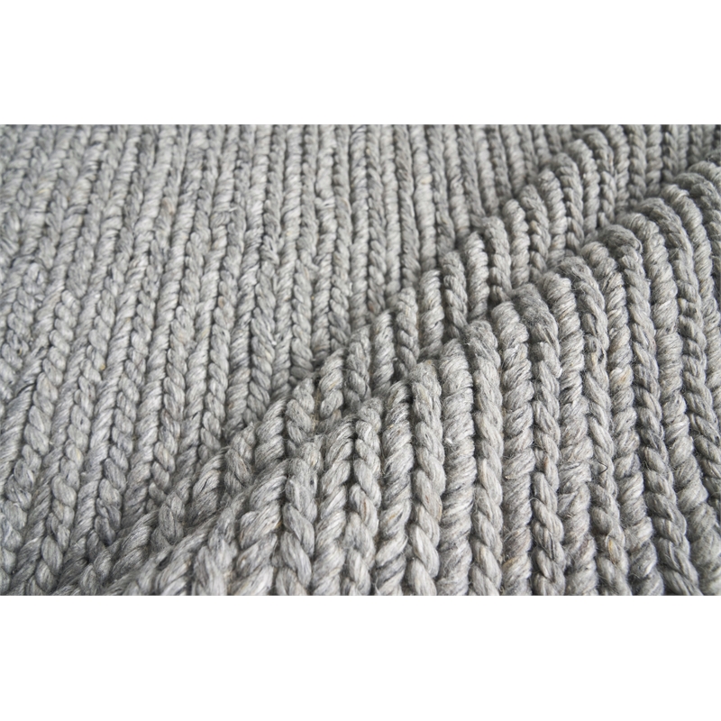 Lauryn Flatweave Polyester/Cotton Gray 15'x20' Area Rug