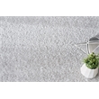 Luxe Shag Power Loom Polyester/Microfiber Taupe 12'x15' Area Rug