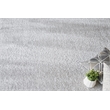 Luxe Shag Power Loom Polyester/Microfiber Taupe 4'x6' Area Rug