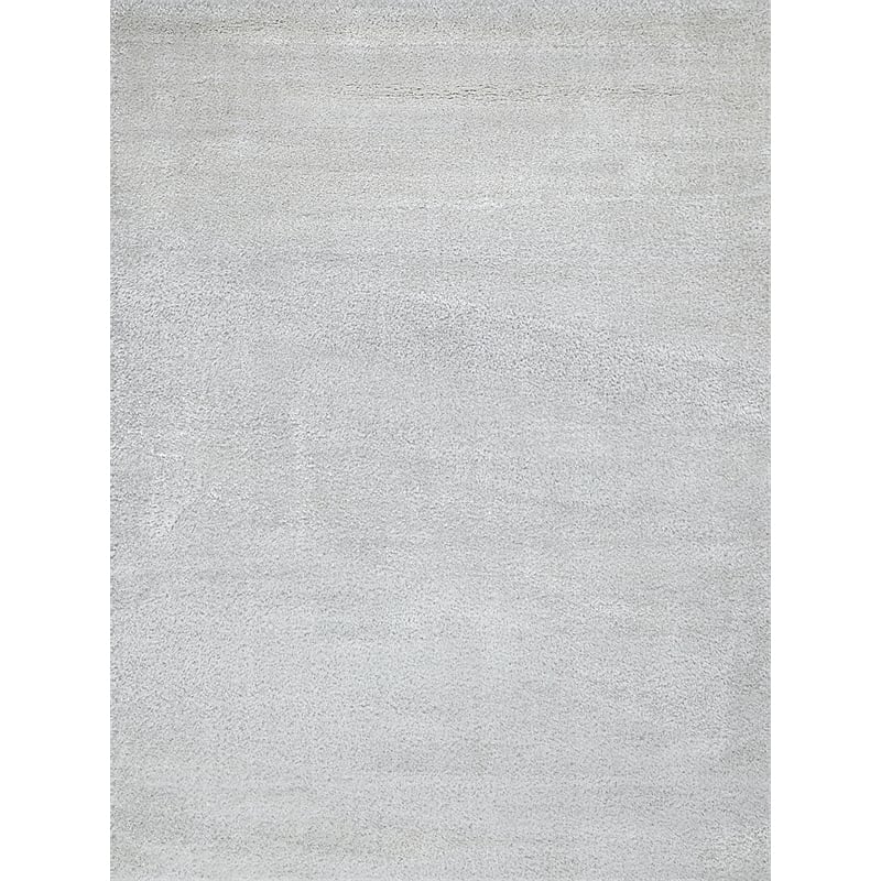 Luxe Shag Power Loom Polyester/Microfiber Taupe 4'x6' Area Rug