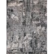 Laureno Hand-Knotted Bamboo Silk Gray/Charcoal 9'x12' Area Rug