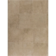 Leather Suede Hand-Tufted Leather Hide Beige 5'x8' Area Rug