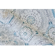Legacy Power Loom Acrylic/Viscose Ivory/Blue 8'x10' Area Rug