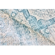 Legacy Power Loom Acrylic/Viscose Blue/Ivory 8'x10' Area Rug