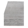 Lexington Hand-Knotted Wool/Bamboo Silk Silver/Gray 8'x10' Area Rug